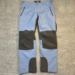 Vikafjell Snow Pants Mens Large Blue Softshell Ski Hiking Zip Pockets Outdoor